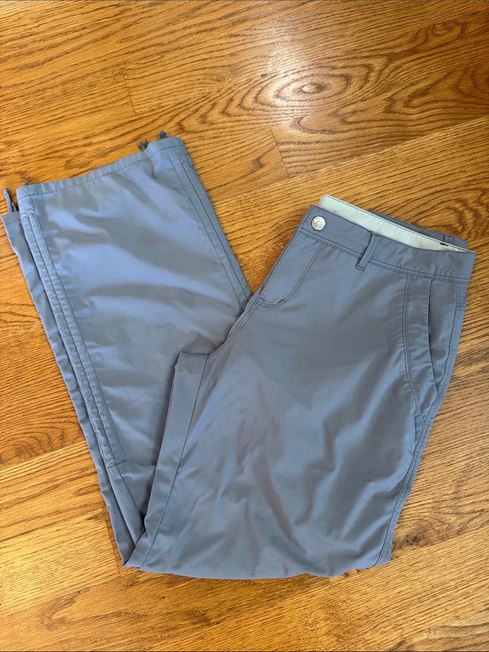 REI Women’s 12 Petite Gray Stretch Hiking Pants Adjustable Leg - Picture 11 of 11